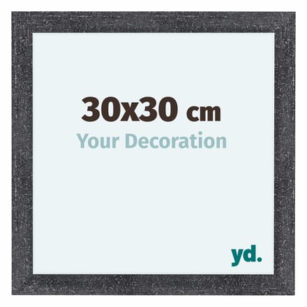 Your Decoration - Fotolijst 30x30 cm - MDF - Grijs Geveegd - Como