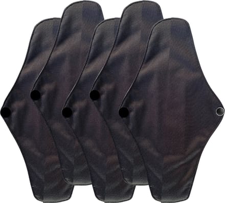 5 stuks Eco bamboe wasbaar maandverband - herbruikbaar maandverband
