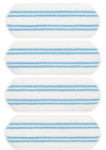 4x Geschikt voor Vileda H2Pro Mop Pads - Wasbare en Herbruikbare Microvezel Vervangingsdoeken