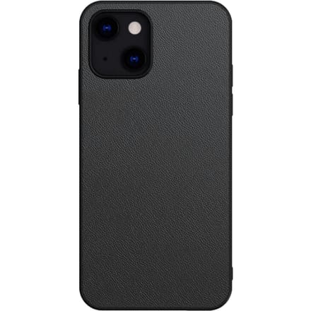 Mocaa iPhone 13 Pro  Max Slim Fit Hoesje Lederlook Zwart