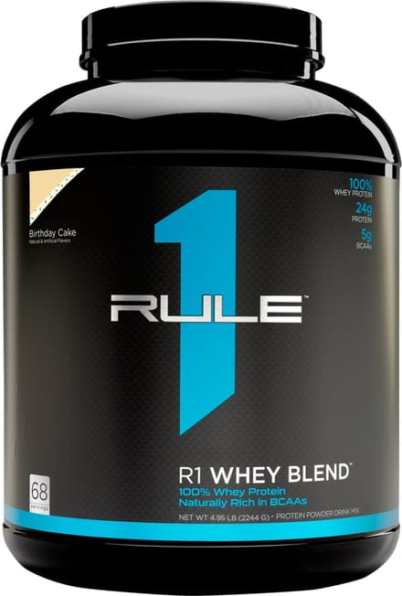 Rule1 R1 Whey Protein (5lbs) Birthday Cake - Eiwitten - Wei-eiwit Mix