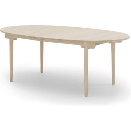 Carl Hansen & Søn CH338 Eettafel - eiken wit geolied