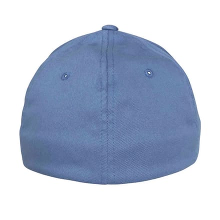 Flexfit Wollige gekamde muts (Leisteenblauw)