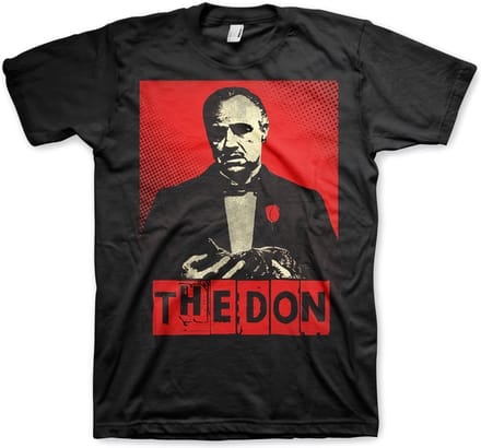 The Godfather Heren Tshirt -L- The Don Zwart