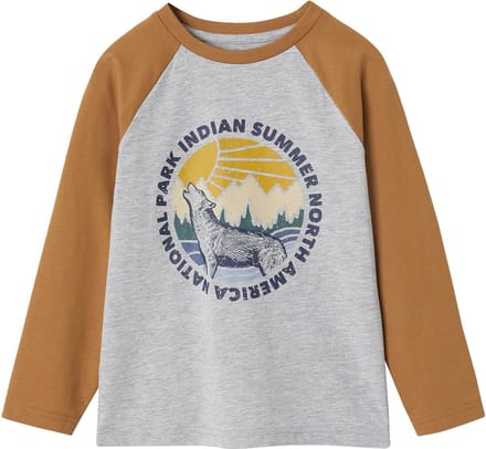 Vertbaudet grafisch jongens-T-shirt met raglanmouwen