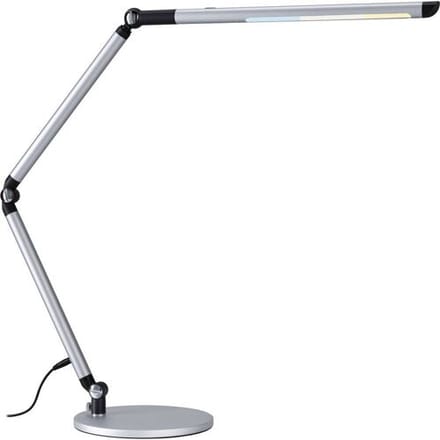LED-bureaulamp 3-Step-Dim FlexBar White Switch 700lm 9,5W Zilver mat
