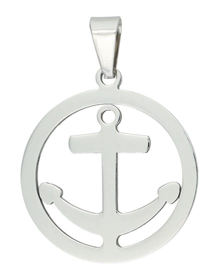 AKZENT Akzent Unisex hanger "Nereus" zilver - modern & minimalistisch - anker