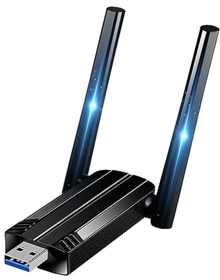 USB WLAN Stick Adapter 1300Mbps Dual Band - Verbeter je Internetverbinding voor PC/Laptop