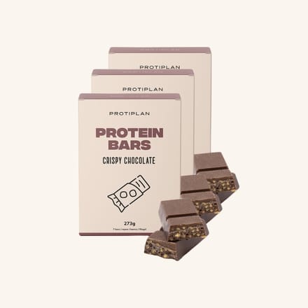 Protiplan - Crispy Chocolate Protein Bar - Eiwitrijk - Suikerarm - 7 Eiwtrepen