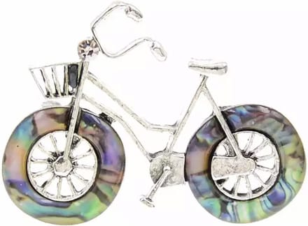 Broche Fiets 5 x 3.8 cm