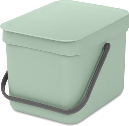 Brabantia Afvalbak Sort & Go - Kunststof - Jade Green - 20x24.5x18.1cm - 6l