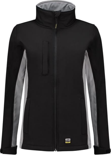 Tricorp 402008 Softshell Bicolor Dames - Zwart/Grijs - 3XL