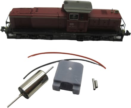micromotor NR007 motor ombouwset voor Roco DB V 90, BR 290, Renfe BB 307, SNCF BB 63000
