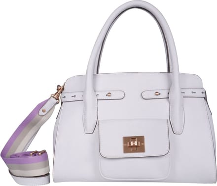 JOOP! Leren Handtas Schoudertas Carino Giulia Handbag White Wit