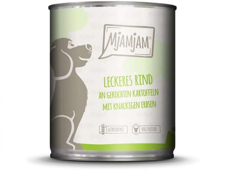 MjAMjAM Dog - Heerlijke maaltijden blik 6x800g - Rundvlees & aardappelen
