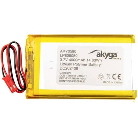 Akyga LP805080 Accupack Batterijgrootte: Speciaal LiPo 3.7 V 4000 mAh