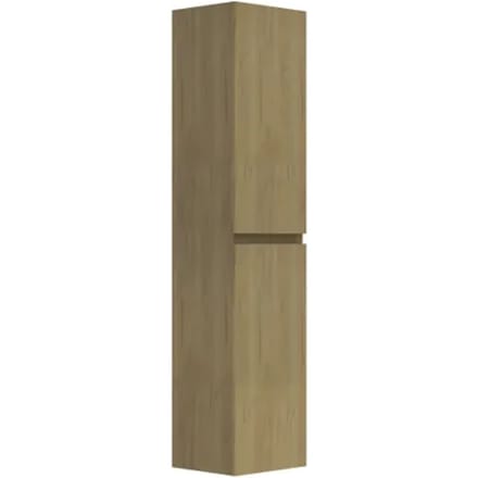 Allibert Hoge Badkamerkast Max 40cm - Australisch Eik - Met 2 Deuren - 40x180x35cm