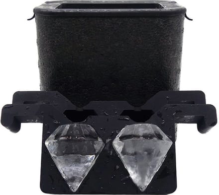 OUTARO-Diamond Ice Cube Maker – Maakt 2 Grote Heldere Diamant IJsblokjes – Voor Whisky & Cocktails – Creatief Cadeau