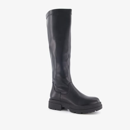 Blue Box hoge dames boots zwart - Maat 38