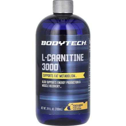 BodyTech, l-Carnitine 3000, Perzik Mango, 24 fl oz (709 ml)