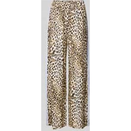 Straight leg stoffen broek met galonstrepen
