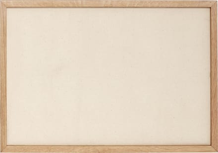 Hubsch interior prikbord eikenhout XL met ecru canvas