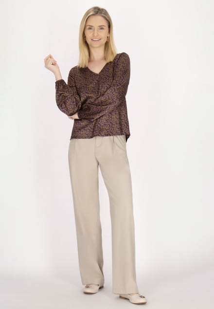 usha Blouse Dames Violette Curry