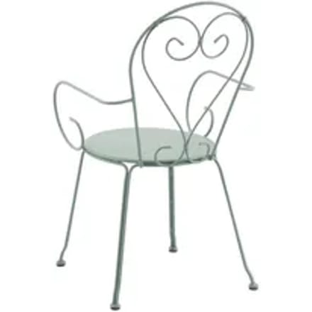 Central Park Bistrostoel Rosy - Staal - Groen - 51x51x89,5cm