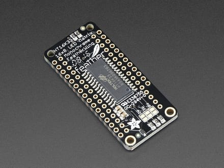 8x16 LED Matrix FeatherWing w/o Matrices Adafruit 3090