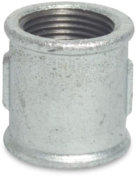 Muffe 3/4 inch, Tempergietfitting, IG x IG