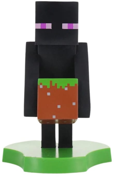 Minecraft - Enderman - figurine standaard voor telefoon | oplaadcase (Cable Guys Mini)