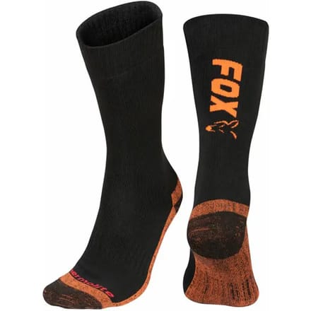 Fox Black / Orange Thermolite long sock 6 - 9 (Eu 40-43)