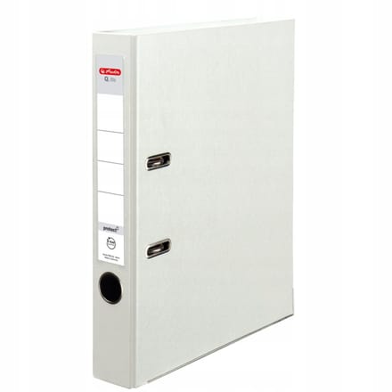 Herlitz Q.File Ringband A4 5cm Smal Wit - Documenten Organiseren