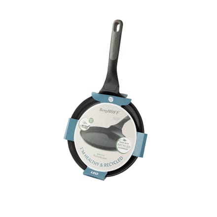 LEO Pannenkoekenpan antikleef Stone+ - Ø 25cm - Grijs - PFAS-vrij