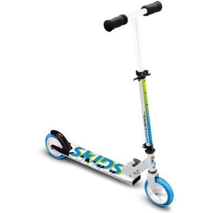Skids Control 2-wiel Kinderstep Opvouwbaar Voetrem Wit/blauw