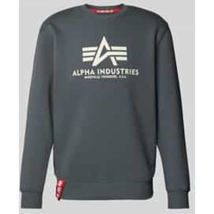 Sweatshirt met logoprint model 'BASIC SWEATER'