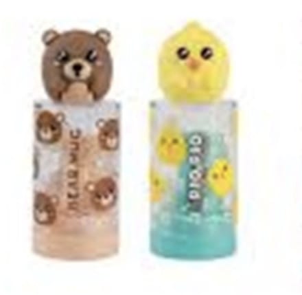 iTotal set van 2 Pencil Sharpener Potloodslijper “BEAR” & “PIO PIO” 3x3x7cm 36=2x18gr