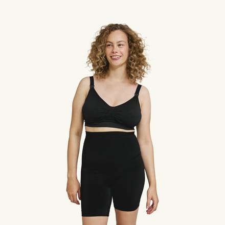 Carriwell Post Partum Shapewear Short – Corrigerende Short na Bevalling – Naadloos – Zwart – M