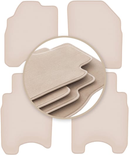 PREMIUM beige matten voor: Honda Jazz II hatchback 2002-2007