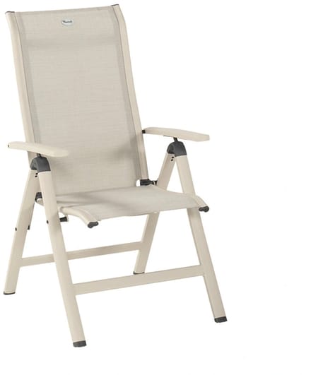 Hartman tuinstoel - verstelbaar - Alice - zand/beige - alu/textyleen