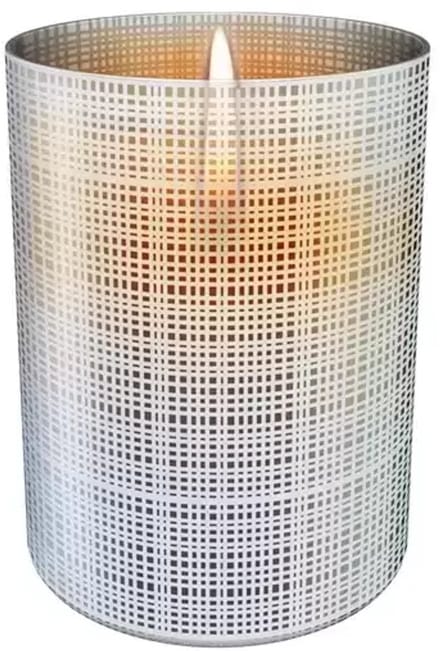 Lilly Glass White Sandblast & printed 10 cm
