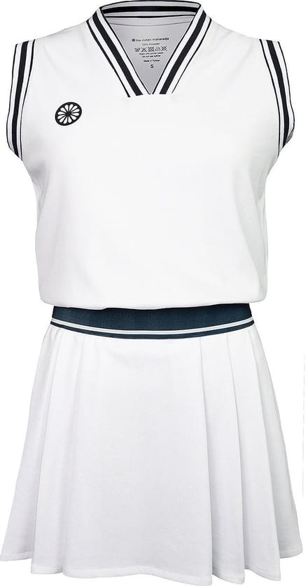 Indian Maharadja Pique 2 Piece Dress Dames - Wit | Maat: 2XL
