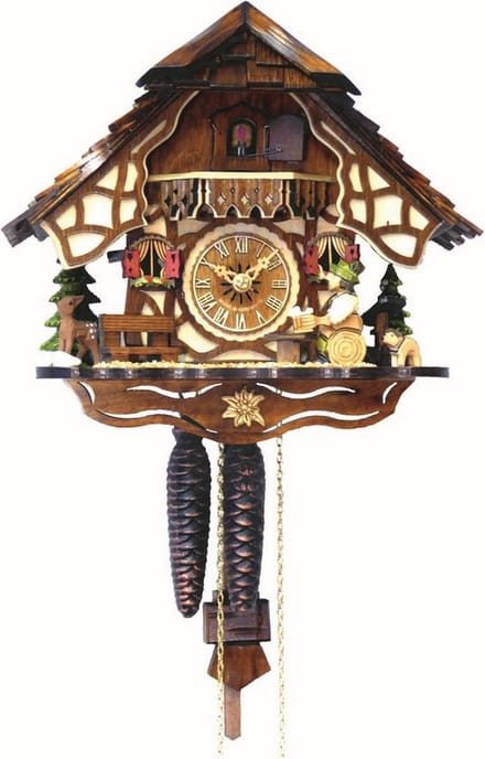 Engstler - 4162 - Koekoeksklok - 1-daags ketting uurwerk