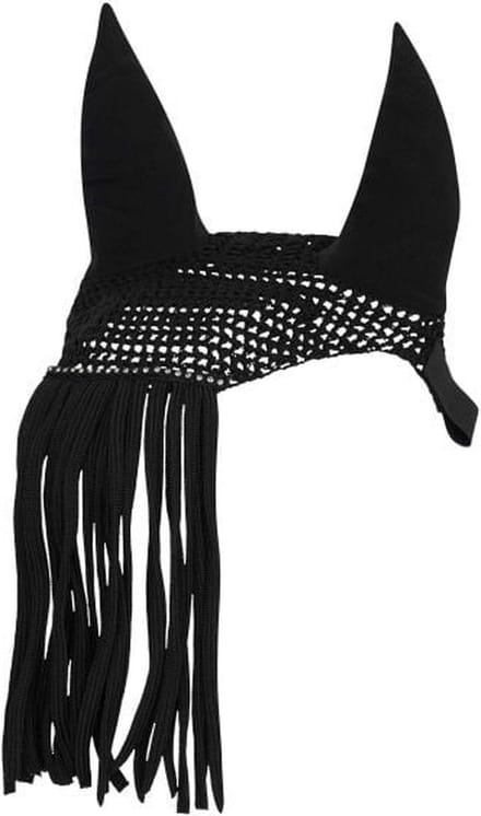 Imperial Riding - Oornetje Fringes - Zwart - Cob