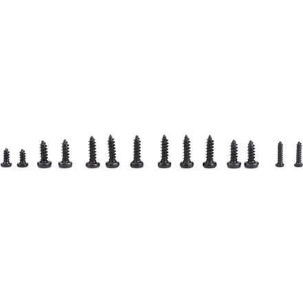 1000 stuks Kleine Schroeven Kruiskop Zelfborende Bouten Assortimentskit M1 M1.2 M1.4 M1.7 zwart