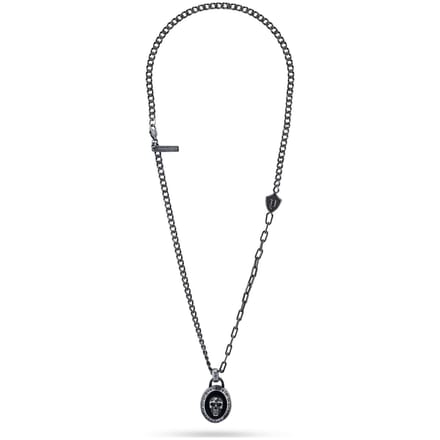 Police Heren-Ketting Metaal One Size Zilver 32020914