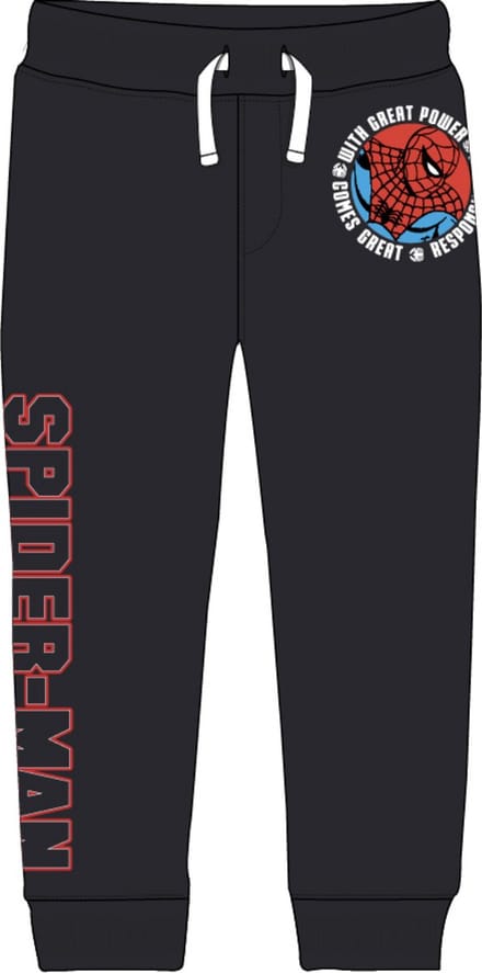 Marvel Spiderman - Joggingbroek / Vrijetijdsbroek - Zwart - Maat 110