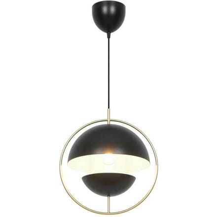 Nordlux Hanglamp Tavia, zwart, Ø 33 cm, metaal