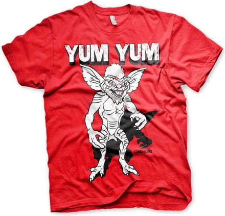 Gremlins Heren Tshirt -S- Yum Yum Rood