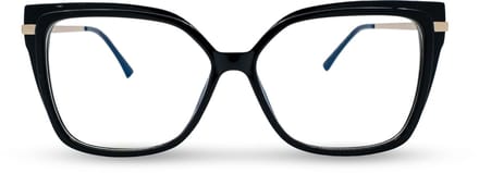 BL Cat Eye Thick Black - Blauw licht bril - Blue light glasses - Computer bril